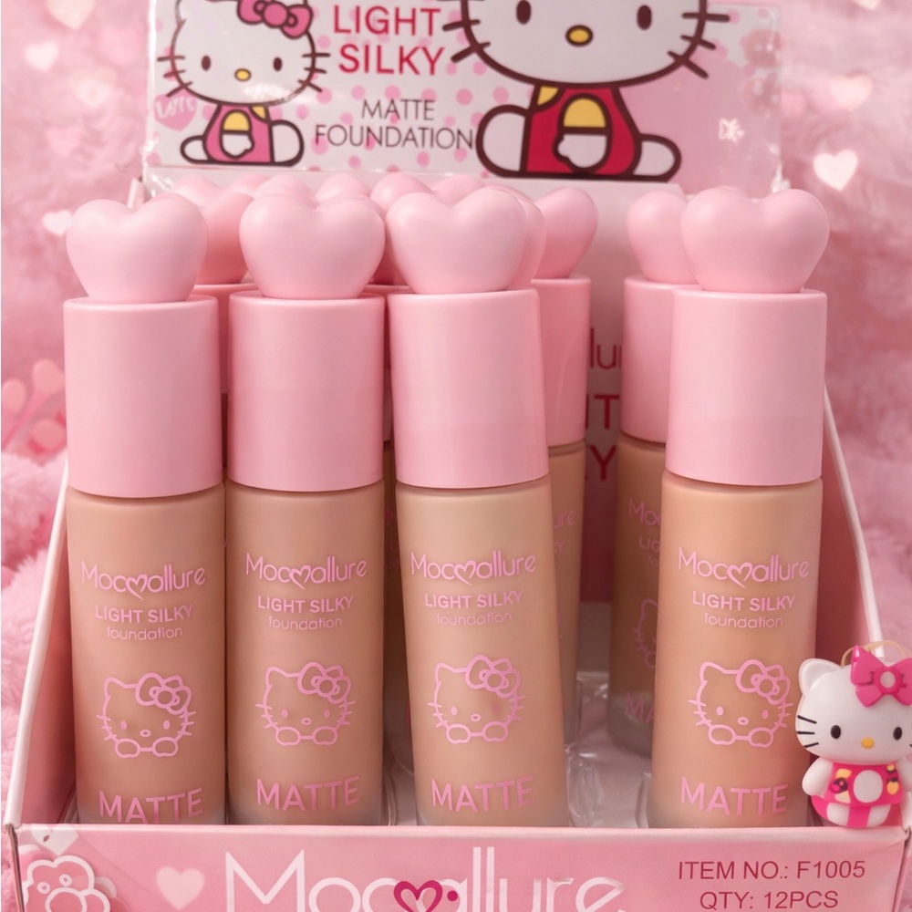 Light Silky Matte Foundation — Pink Packaging